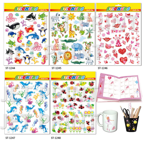 PVC, PVC Sticker,dolphin, penguin, Elephant, animal, bee, flower, Love, Hippocampus, lion